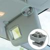 2 Stück Sonnenblenden-Cliphalter für Mercedes W201 W123 W124 W126 W140/W201, Sonnenschutz, feste Klemme, Auto-Sonnenblenden-Befestigungsclips-Set