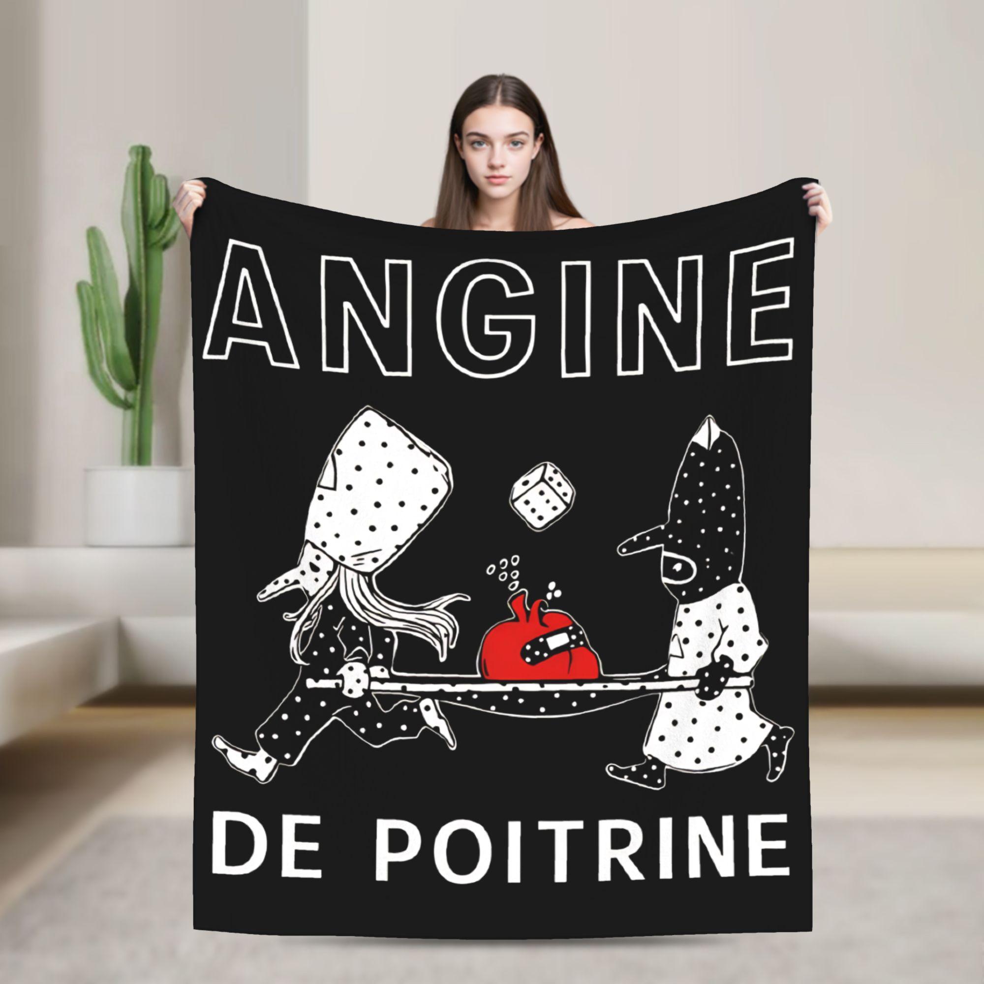 Happy Adults Toys Unisex Angine De Poitrine Band Fleece Throw Blanket Tour Blanket For Bed Couch Lightweight Thin Bedspread,