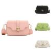 Trendy Small Pu Shoulder Bag For Women 2024 Stylish Lock Buckle Crossbody Bag