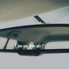 Car Mirror Stickers Car Window Decals for Women I Love You Drive Safe Emblem Labels for Truck Bumper Vehicles Exterior Decor