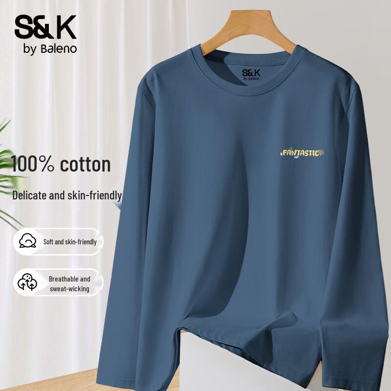 

Мужская футболка Baleno серии S&K с длинным рукавом и графическим принтом 4XL