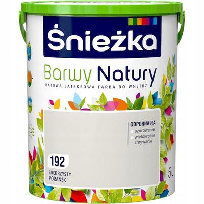 Śnieżka Barwy Natury latexová barva na interiér Stříbřité ráno 5L