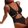 Women's Swimsuit Black One-piece Hollow Sexy Backless Swimsuit Bikini Beachwear