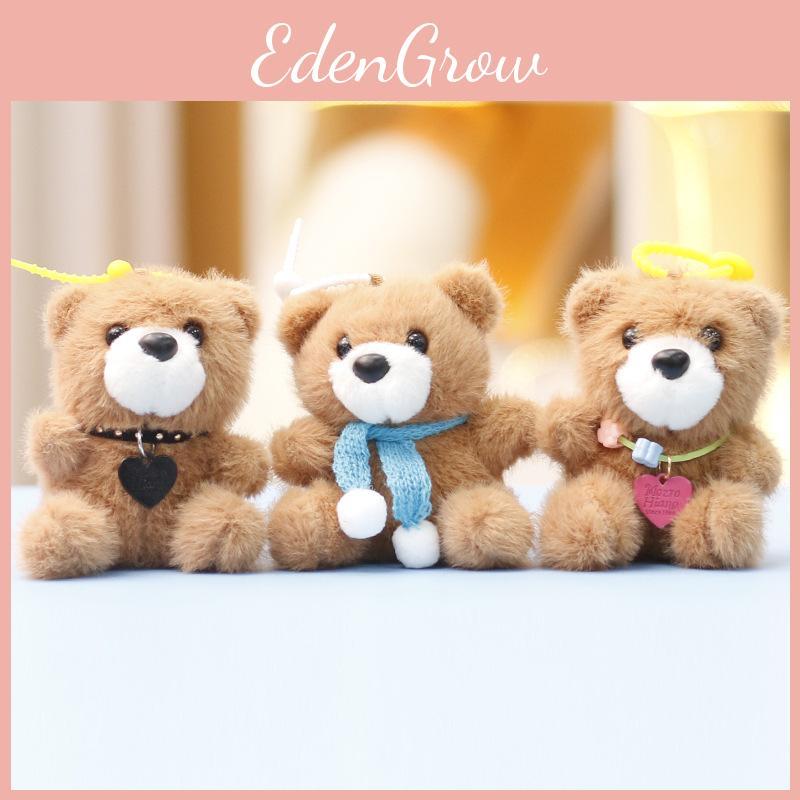 Bear Stuffed Plushie Pendant With Soft Pp Cotton Filling Keychain Women For
