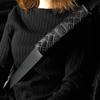 GARSON DAD Seat Belt Pad Type Monogram Leather Black HA499-01 D.A.D
