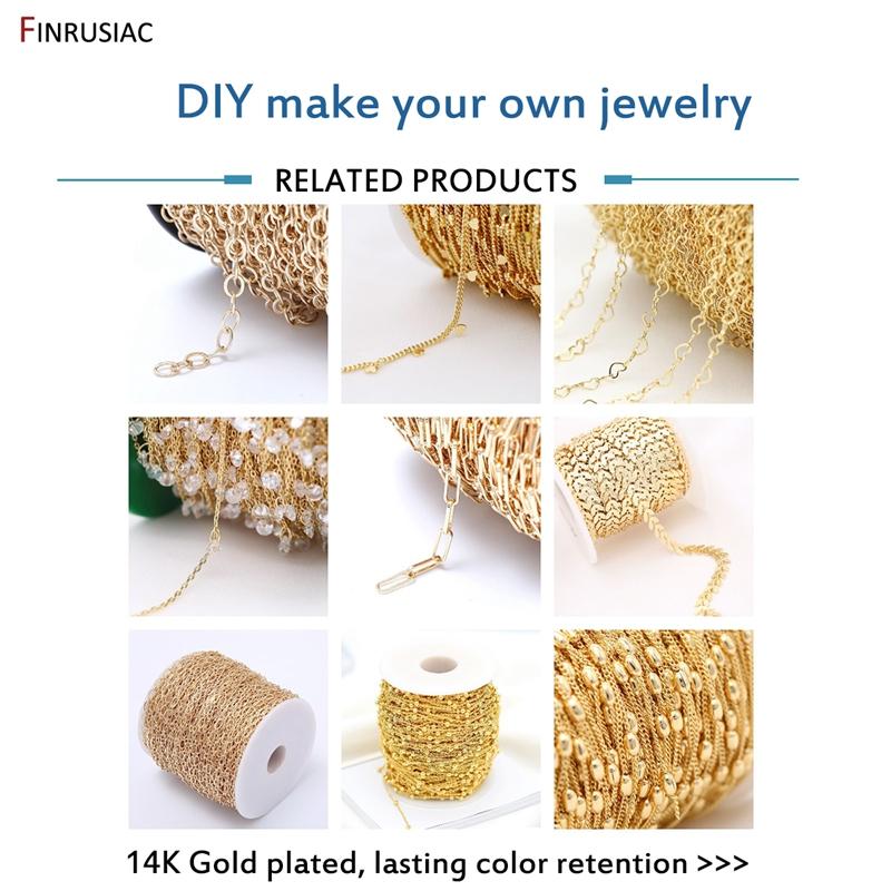 14K Gold-Plated Brass Oval Thick Chain DIY Jewelry Making Accessories, Suitable For Making Bracelets Necklaces Making Findings