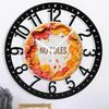 Farmhouse 25cm Circular Iron Wall Clock with Vintage Charm