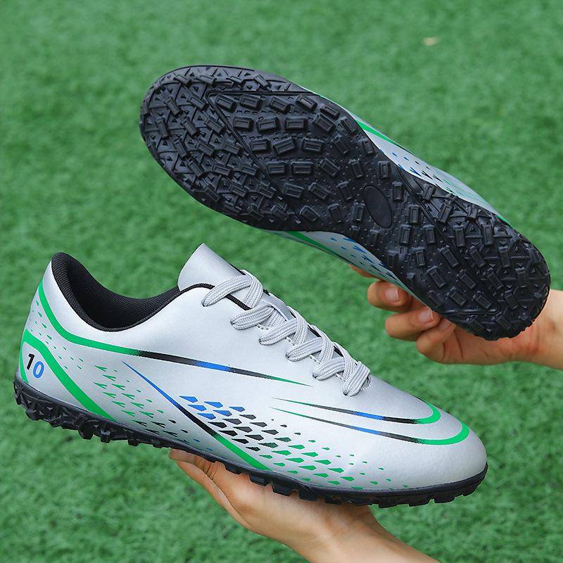 Football Shoes Boys and Girls Tf Broken Nails Artificial Turf AG Nails Youth Student Leather Foot School Training Shoes