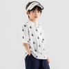 Boys' Sailboat Print Polo Shirt