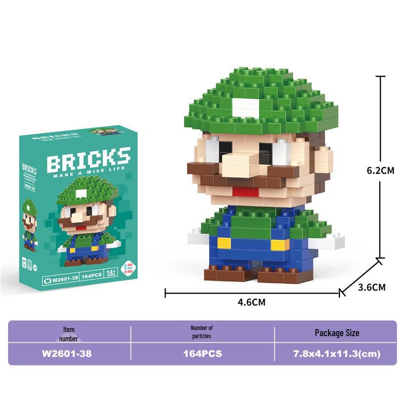 Santa Claus Micro Bricks Educational Toy - Compatible with LEGO, Building Blocks for Kids