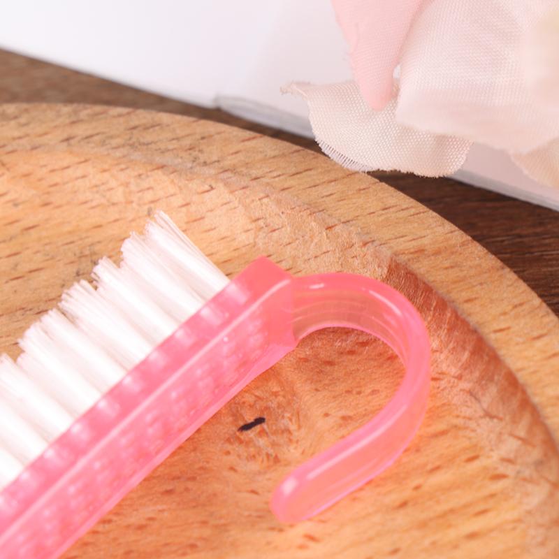 10Pcs Nail Clean Brush Finger Care Dust Clean Nail Art Brush Nail Manicure Tools