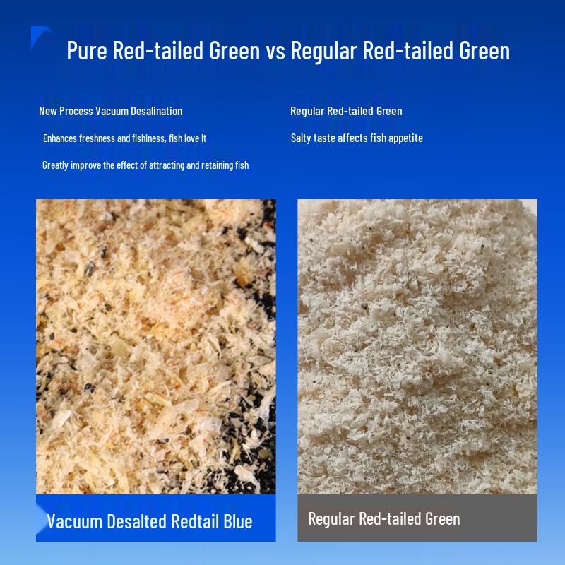 Weituosen Red Tail Green Fish Food Powder