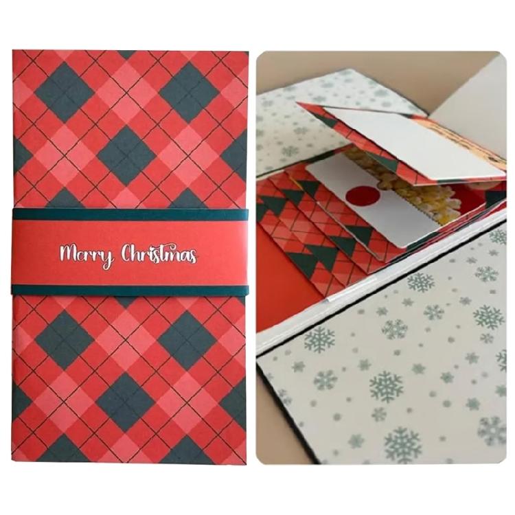 Handcrafted Waterfall Card Holders For Holiday Gifting Custom Cover Family Friend Collaboration Festival Parties Favors