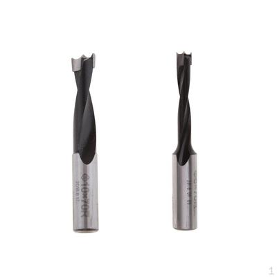 2Pcs Carbide Point Boring Bit Wood Drill Rotary Tool