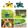 3-Arm Lawn Sprinklern, Automatic 360-Degree Rotating Garden Sprinkler, Large Coverage Area Sprinkler for Yard Outdoor Irrigation Kids Pets Water Fun