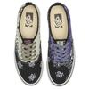 Vans Authentic 44 LX Black Purple Bandana Unisex Sneakers VN000D9NBMB