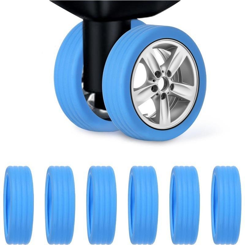 

Безшумний чохол для коліс дорожньої валізи: Захисна силіконова заміна для універсальних роликів для багажу 8 Pieces OPP Pack