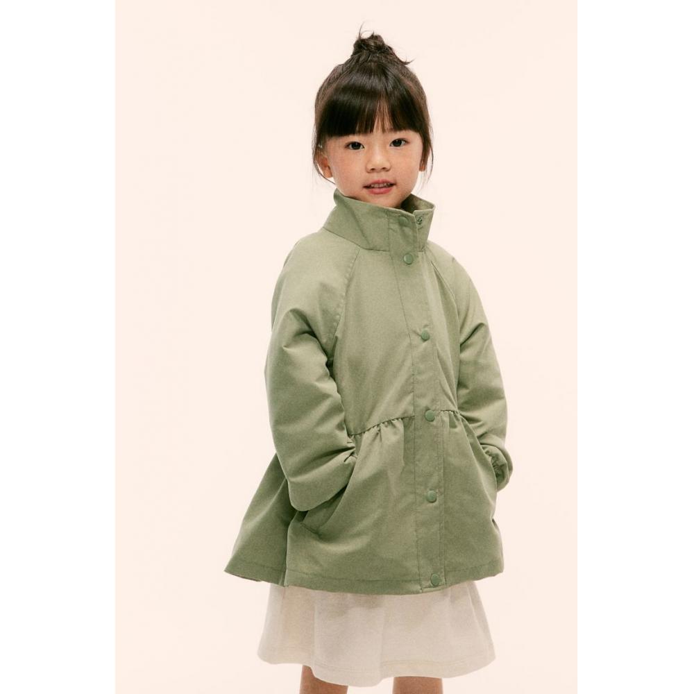 

Куртка с баской и водоотталкивающим покрытием HM Light Khaki Green
