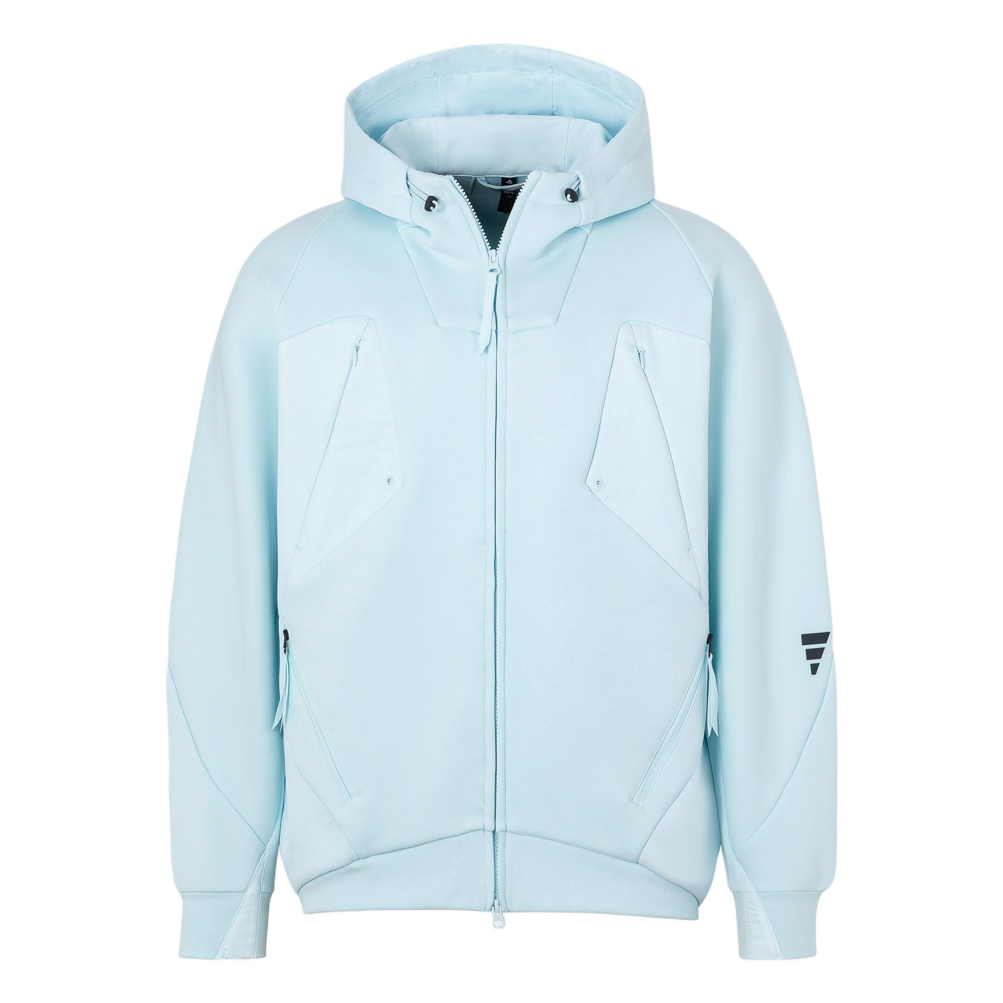 Adidas FUSTL P HOODY2 Jacket Men s Blue JY0216- M
