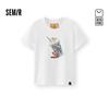 Semir Women's Cartoon Graphic Slim Fit Short Sleeve T-Shirt