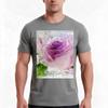 Bubbly Rose Tshirt Summer Casual Cotton Tee Oversized Streetwear Tops Vintage Graphic Print Loose Fit Short Sleeve