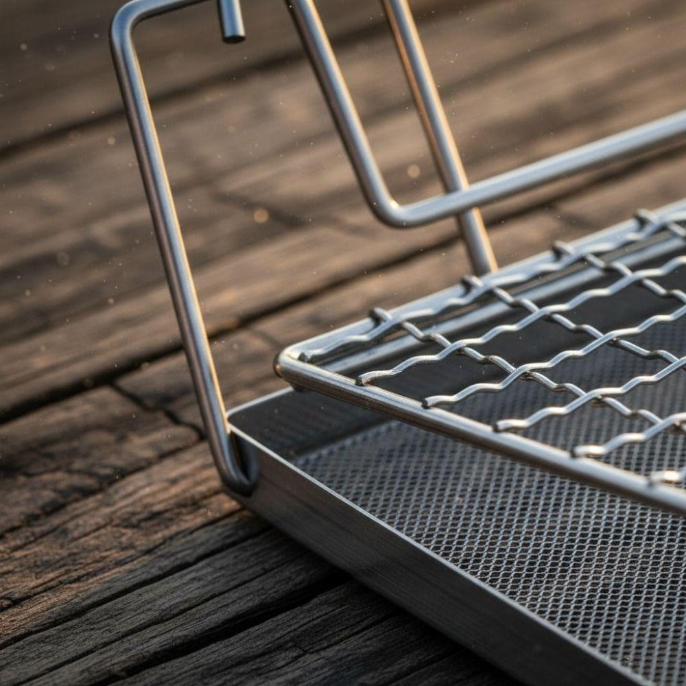 Stainless Steel Toaster Rack Foldable Portable Toaster Durable Camping Stove Toaster  Picnic