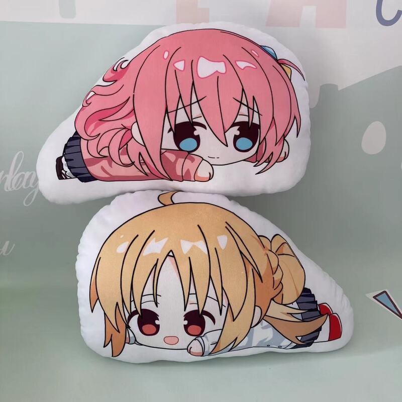 The Bocchi Rock Plush Anime Pillow Pendant Stuffed Doll Print Cushion Chain Key