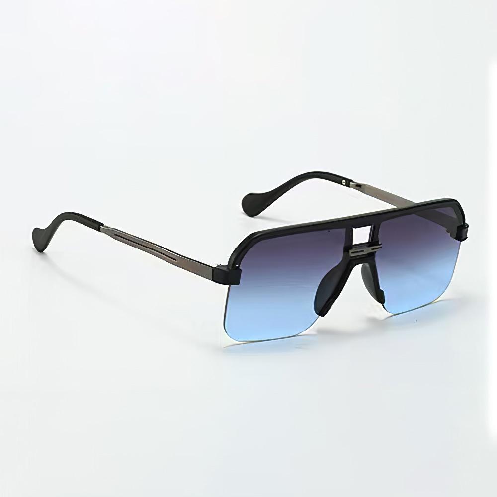 New Women Sunglasses Modern Fashion Transparent Frame Gradient Pink Lens Square Glasses Gift for Friend