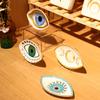 Oval Decorative Plate Ceramic Dessert Plate Unique Trinket Plate  Entryway