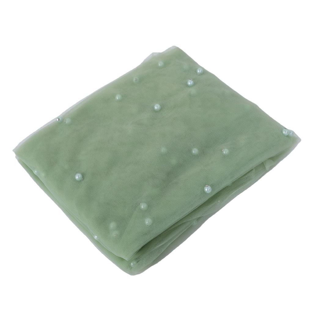 Prl Table Runner Romantic Prl Tulle Gauze Tablecloth Wedding Table Decor for Birthday Party Anniversary Holiday