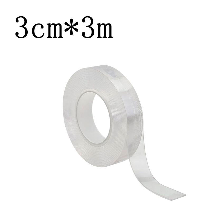 Double Sided Tape Nano Tape Transparent Adhesive Tape Traceless Adhesive Powerful Tape Washable Suitable for Carpets Photo Walls