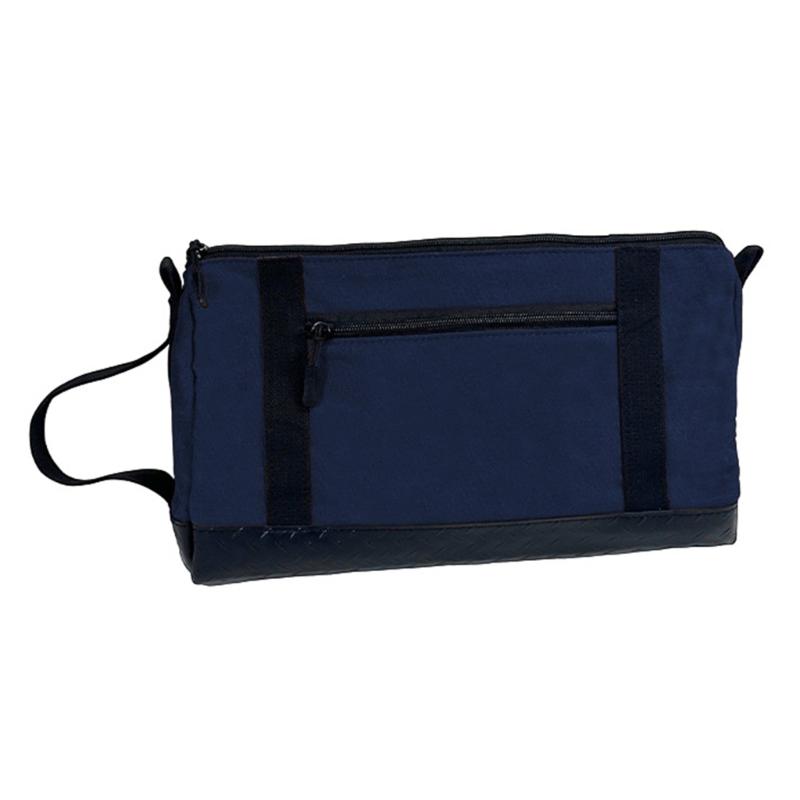 Spacious Tool Organizer Bag Waxed Canvas Zippered Pouch Reinforced Bottom Ideal For Small Tool Storage