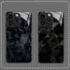 Geometric diamond for apple 16 mobile phone case 15 protective case iphone17 glass 14promax men's hard case