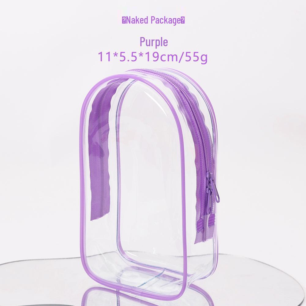 19cm Transparent Doll Stroller Bag - Fashionable, Waterproof PVC, Dustproof, Display Bag for Blind Box Dolls.
