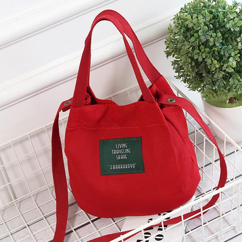 

Женская сумка Холщовая сумка Сумка через плечо Женская сумка через плечо Универсальные однотонные сумки небольшого размера