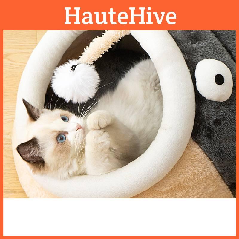 Cozy Winter Cat House Warm Pet Bed Enclosed Cat Shelter Four Seasons Universal Cat Cottage Pet Supplies Dog House