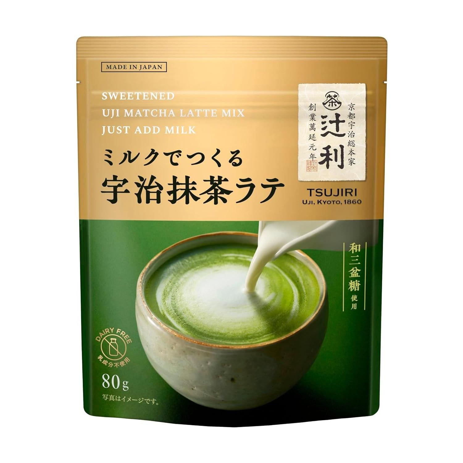 Tsuji Ri Milk Uji Matcha Latte 80g