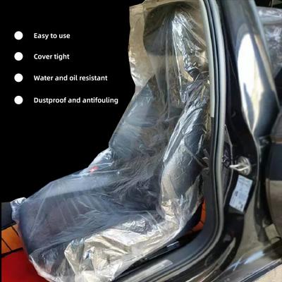 50PCS Universal Disposable Car Seat Covers Protective Cover for Beauty Repair Waterproof Care Cleaning Beauty Car Seat Protector