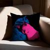 Tv Girl Pillow Case Sofa Living Room Bedroom Headboard Backrest Cushion Square Cushion Nap Time