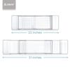 Expandable Acrylic Bathtub Tray Waterproof Caddy Adjustable Length Spa Experience Food Drink Electronics Holder Easy Maintenance