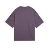 Puma Classics Select Haus Dopamine Casual Minimalist Pullover Short Sleeve T-Shirt Unisex T-Shirts Charcoal-Gray Purple 631561-46
