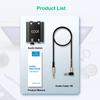 Stereo audio COOIDEA spolu s audio podporuje 1 vstup 2 výstupy nebo 2 vstupy 1 výstup a je přepínačem audio reproduktorů AUX pro mobilní telefony a 3,5mm přepínačem,