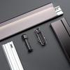 H60/80mm Thin LED Skirting Line Simple Aluminium Profile Floor Baseboard Strip Light Metal Wall Skirting Corner Linear Lamp