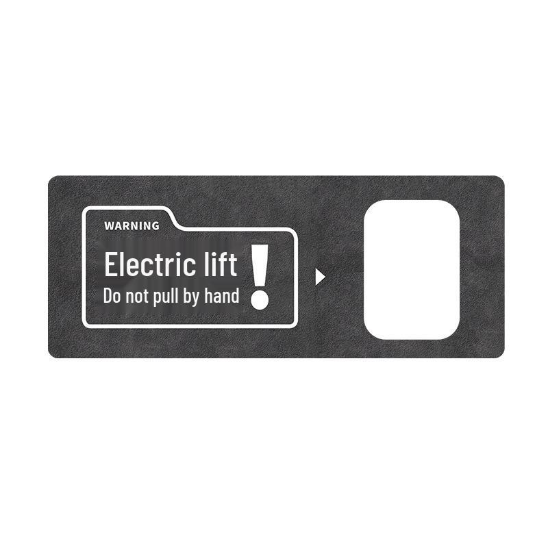 Alcantara Suede Tailgate Reminder Sticker for AITO M9 Interior Decoration