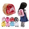 1/6 Doll Children Toys Transparent Mini Bag DIY Gifts Doll Backpack
