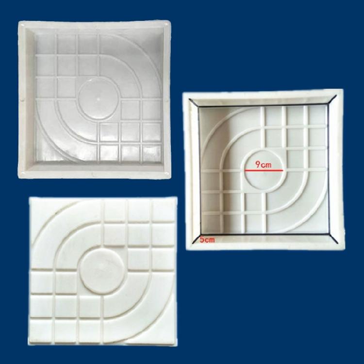 Pair Of Durable Plastic Cement Frames For Building Unique Outdoor districts And Landscape Planning
