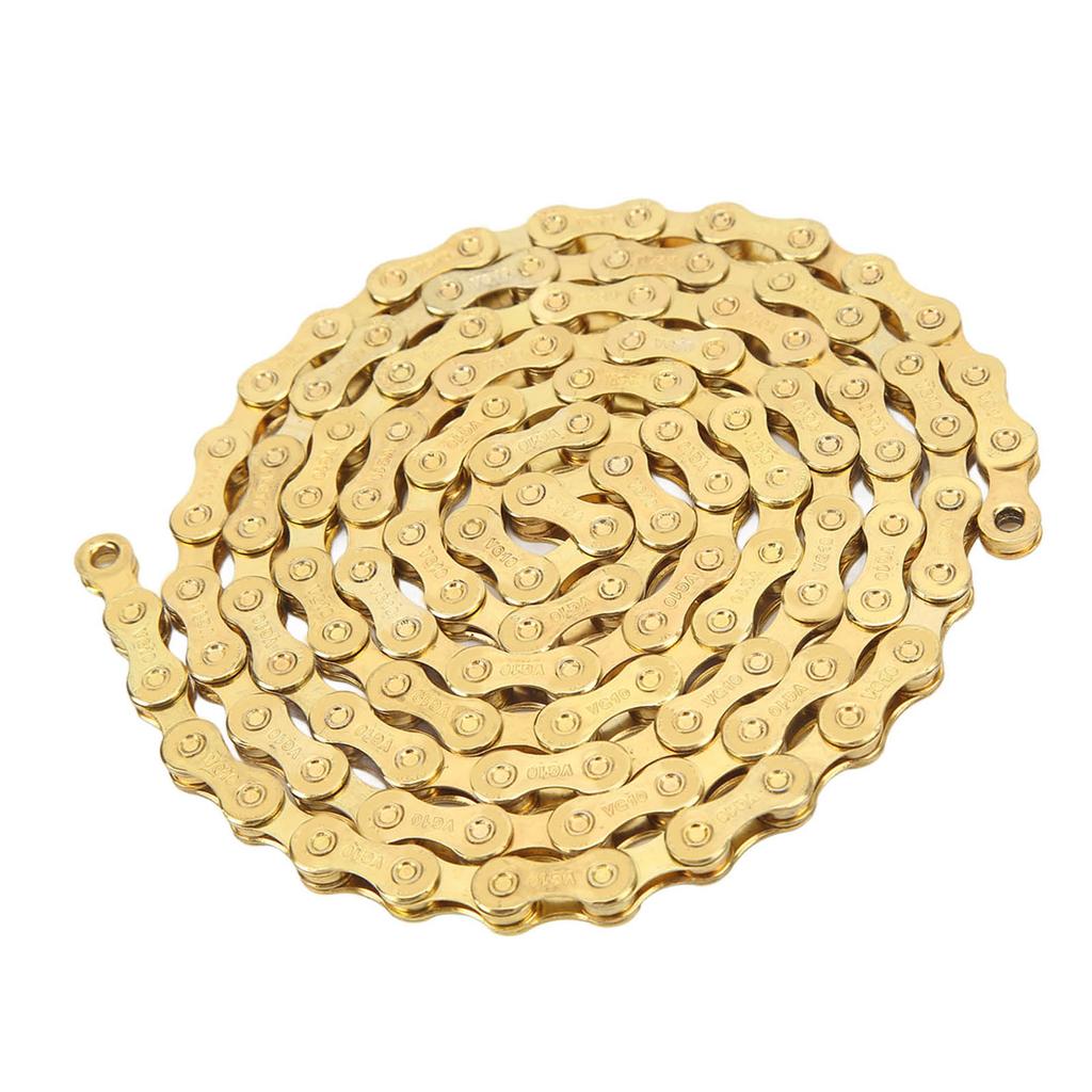 10 Speed Bike Chain Golden High Carbon Steel Lightweight Replacement Bike Chains Parts for VG