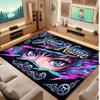 Fantasy Magic Theme Crystal Velvet Floor Rug Personalized Custom Name Text Warm Carpet Home Decoration