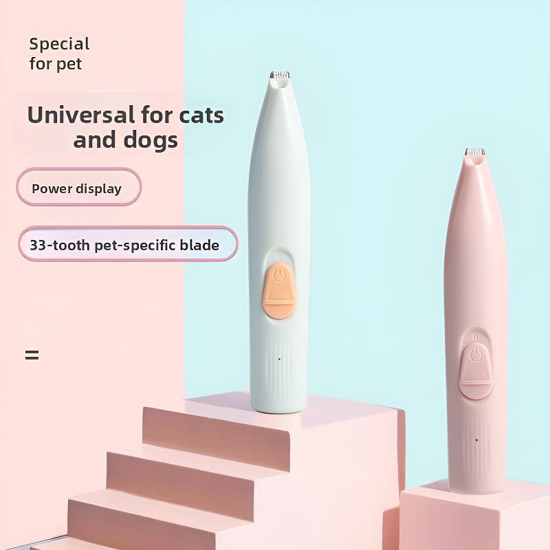 Pet Electric Hair Clipper 360 Degree Pet Foot Hair Trimmer Usb Rechargeable 500mah Pet Grooming Beauty Tool