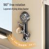 Rotating Suction Cup Hook: Versatile Towel, Umbrella, and Key Holder for Dorms, Bedrooms, Kitchens, and Bathrooms